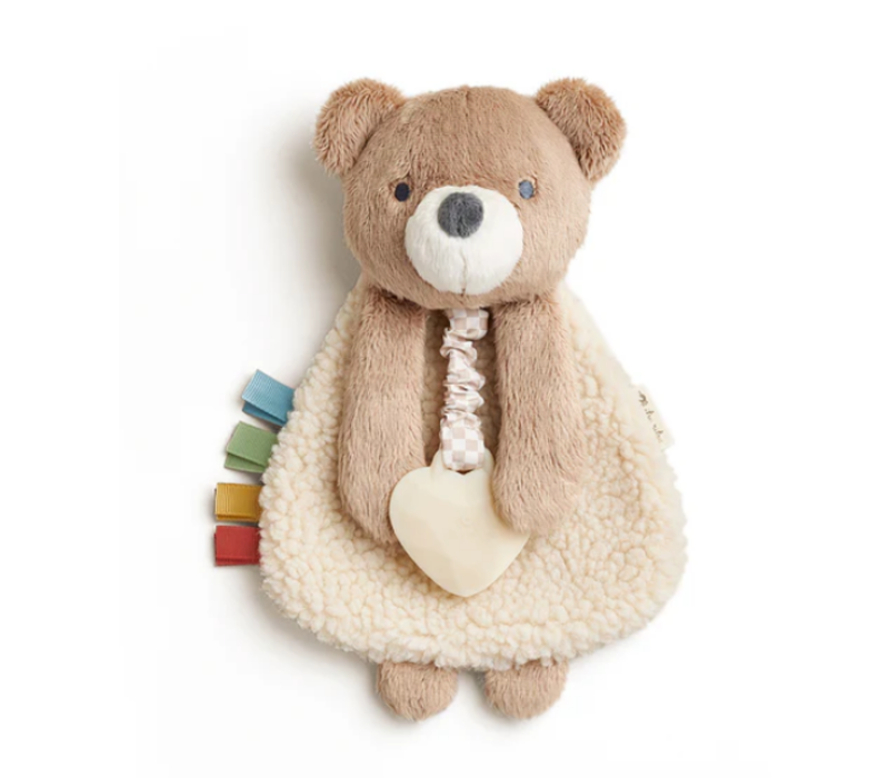 Itzy Lovey™ Plush and Teether Toy - Theo  the Bear*