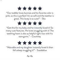 Itzy Lovey™ Plush and Teether Toy - Taupe Bunny*