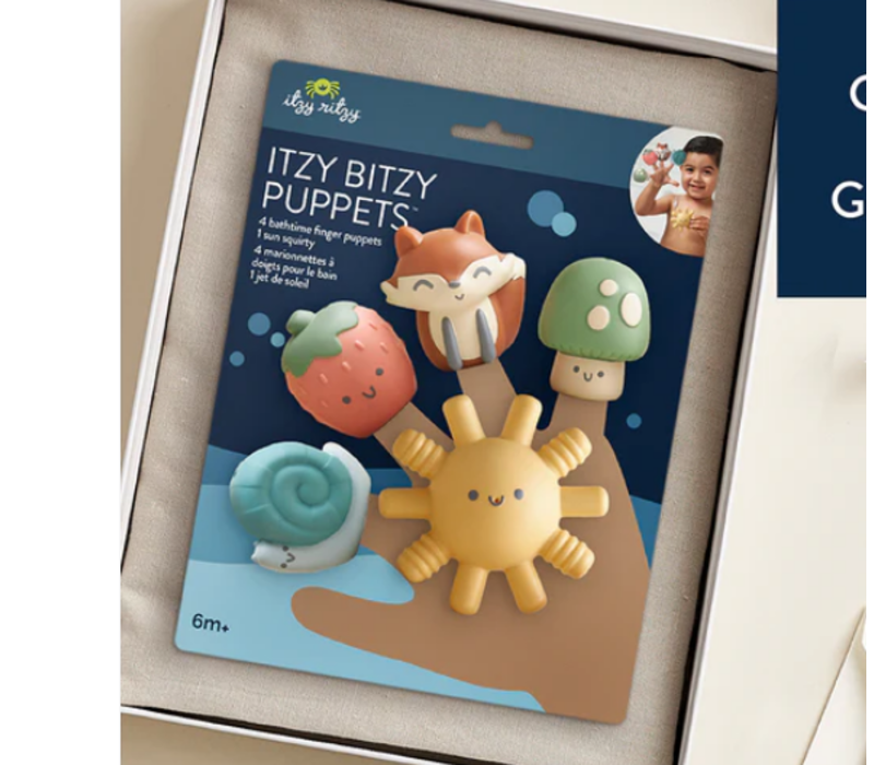 Itzy Bitzy Finger Puppets™ Bath Toy Set*