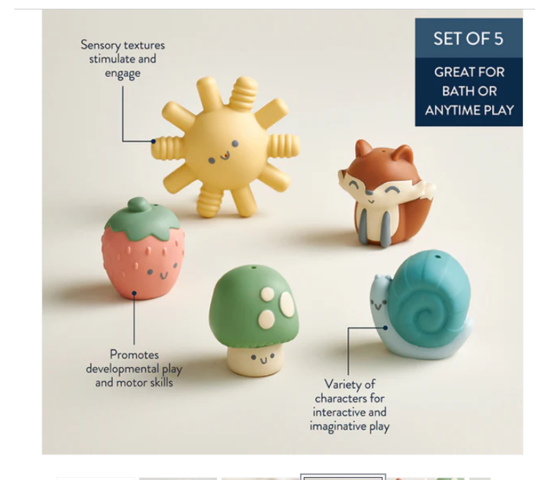Itzy Bitzy Finger Puppets™ Bath Toy Set*