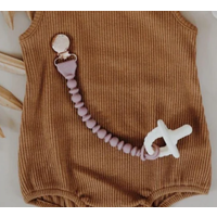 Sweetie Strap™ - Beaded Pacifier Clip - Rosewood*