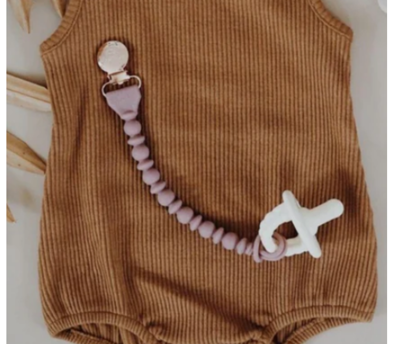 Sweetie Strap™ - Beaded Pacifier Clip - Rosewood*
