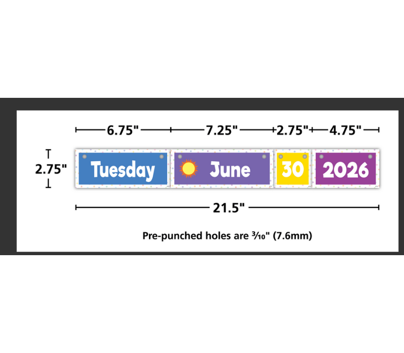 Colorful Flip Calendar*