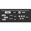 Teacher Created Resources Black and White Flip Calendar*