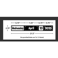 Black and White Flip Calendar*