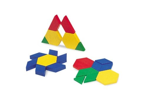 Didax 0.5 Plastic Pattern Blocks, Set of 250