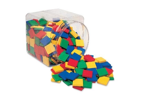 Learning Resources Square Color Tiles, Set of 400
