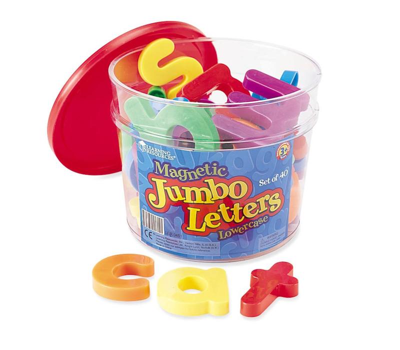 Jumbo Lowercase Magnetic Letters*