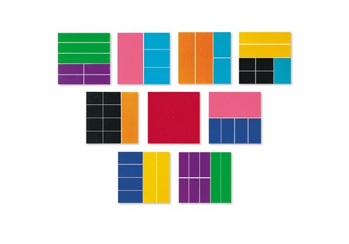 Learning Resources Rainbow Fraction Squares