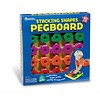 Learning Resources Stacking Shapes Pegboard Activity Set