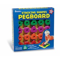 Stacking Shapes Pegboard Activity Set