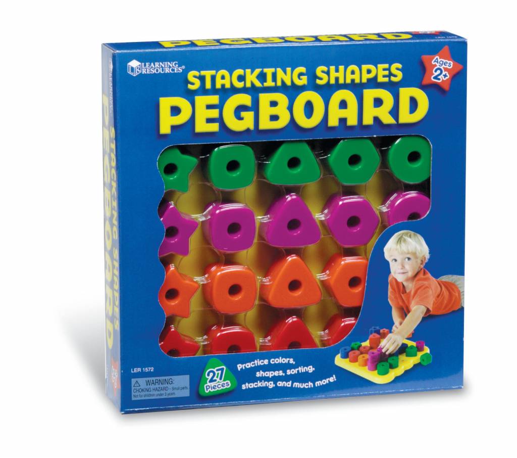 Shapes & Colors Peg Puzzle Set