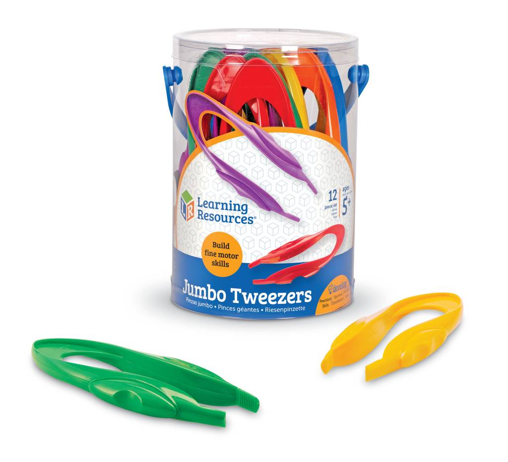 Jumbo Tweezers (Set of 12)  Fine motor skills, Tweezers, Sensory play