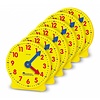 Learning Resources Big Time 4" Mini Clocks, Set of 6