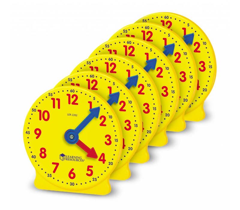 Big Time 4" Mini Clocks, Set of 6