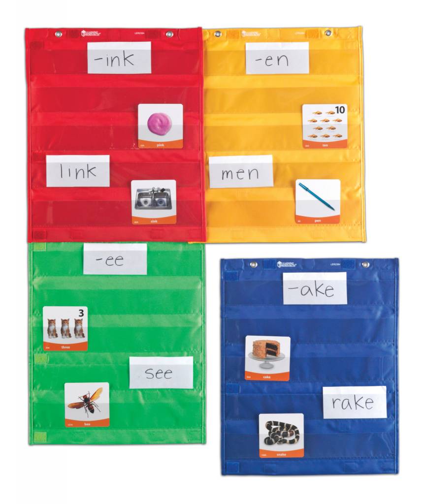 Programmable Grouping EZ-Tuck Pocket Charts™ - 2 pocket charts