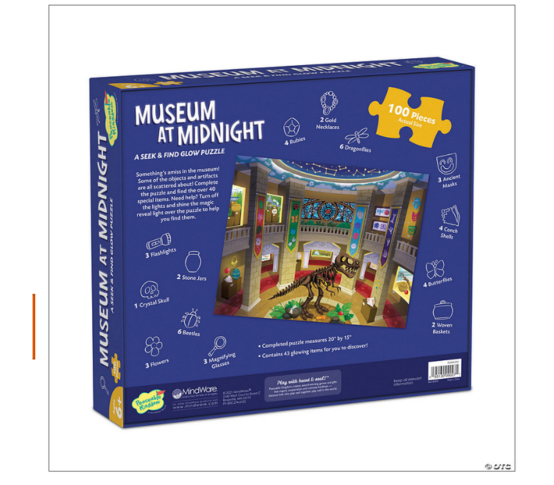 Museum at Midnight Seek and Find Glow Puzzle*