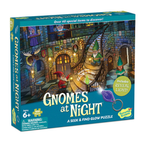 Gnomes at Night Seek and Find Glow Puzzle*