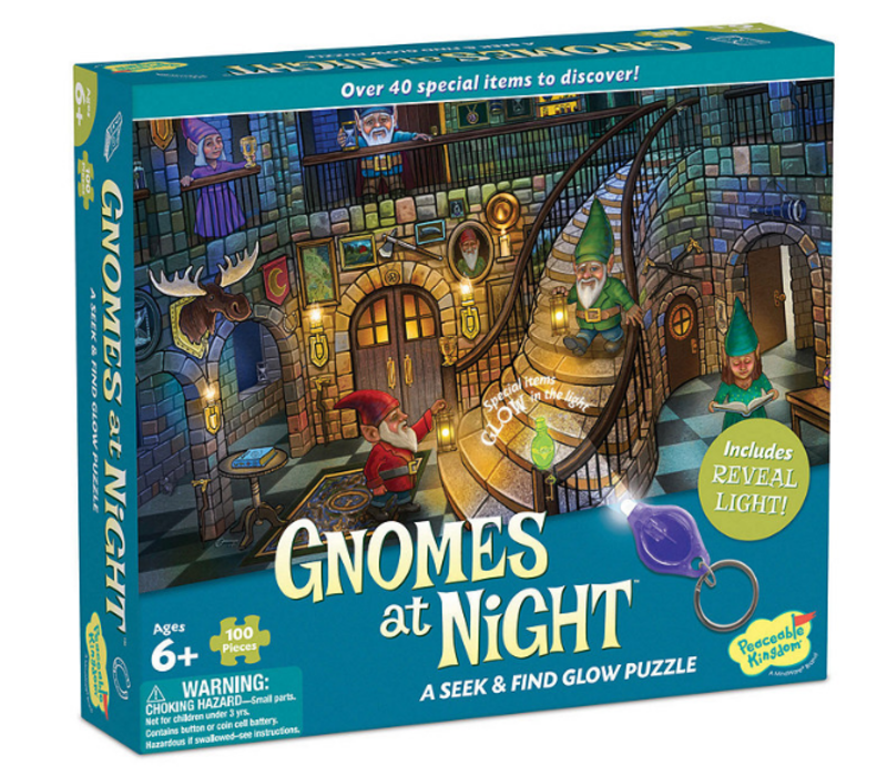 Gnomes at Night Seek and Find Glow Puzzle*
