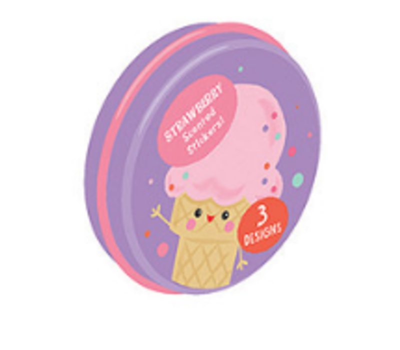 Sweet Scratch 'n Sniff Sticker Handouts-strawberry*