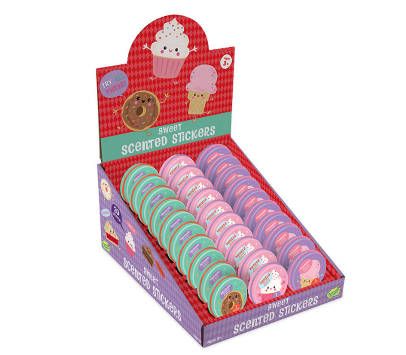 Sweet Scratch 'n Sniff Sticker Handouts-strawberry*