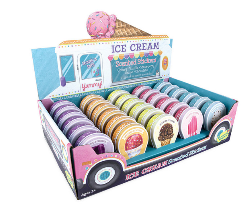 Ice Cream Scented Sticker Handouts- chocolate*