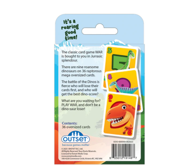 Dinosaur War Card Game*