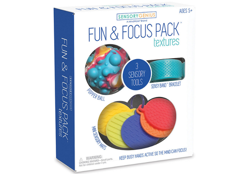 MindWare Sensory Genius Fun & Focus Pack: Textures Fidget Toy Set*