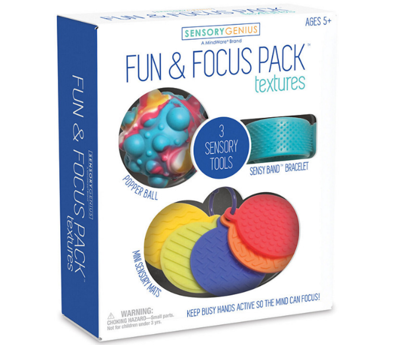 Sensory Genius Fun & Focus Pack: Textures Fidget Toy Set*