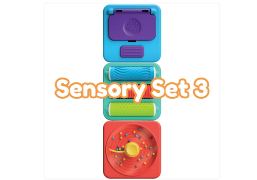 Fat Brain Toys Play Tab Modular Activity Board Tiles- Sensory Set 3*