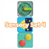 Fat Brain Toys Play Tab Modular Activity Board Tiles- Sensory Set 4*