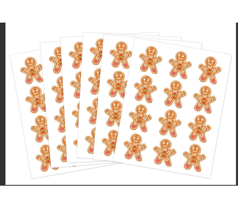 Gingerbread Cookies Stickers*