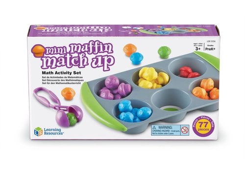 Learning Resources Mini Muffin Match Up Math Activity Set