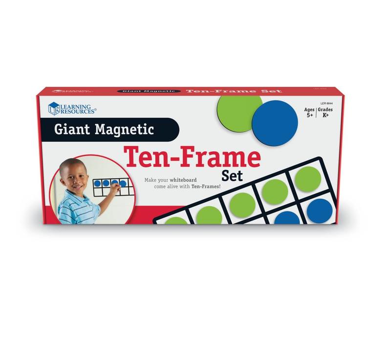 Giant Magnetic Ten-Frame Set