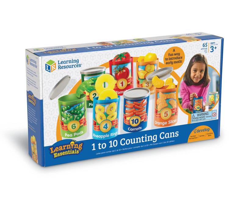 1 to 10 Counting Cans - Learning Tree Educational Store Inc.
