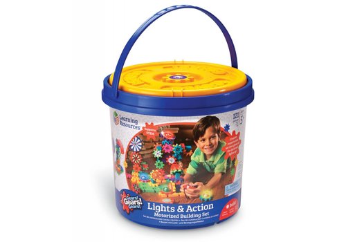 Learning Resources Gears! Gears! Gears! Lights & Action Motorized Building Set*