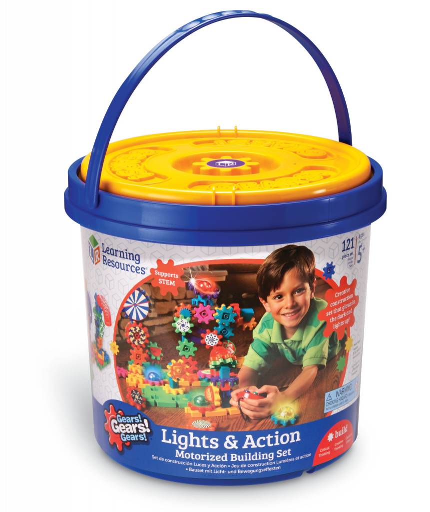 learning resources gears lights and action building set