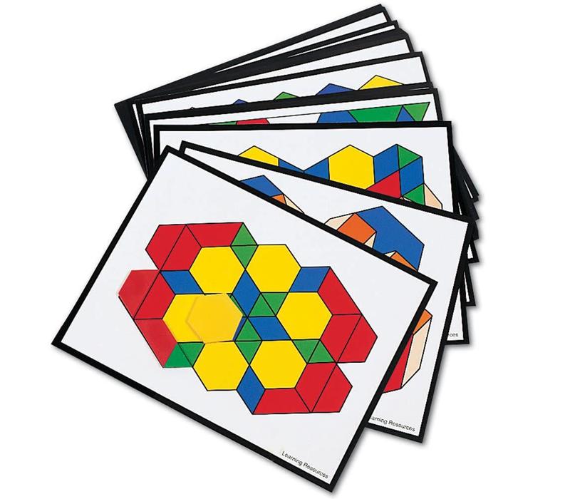 Pattern Block Activity Cards Printable Printable Word Searches