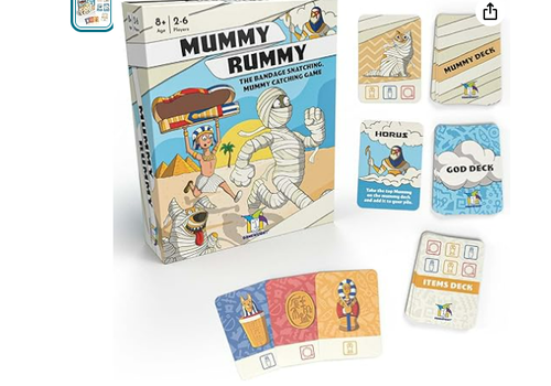 Gamewright Mummy Rummy - The Bandage Snatching, Mummy Catching Game*