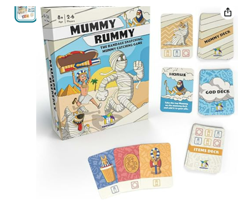 Mummy Rummy - The Bandage Snatching, Mummy Catching Game*