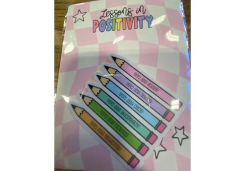 Lessons In Positivity Affirmation Pencil Stickers*