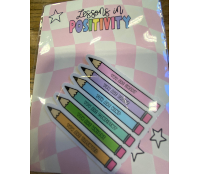 Affirmation Pencil Stickers*