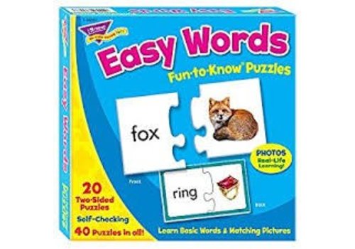 Trend Enterprises Easy Words Fun to Know Puzzle (D)*