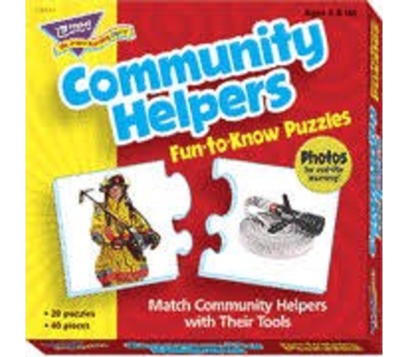 Community Helpers Fun to Know Puzzle