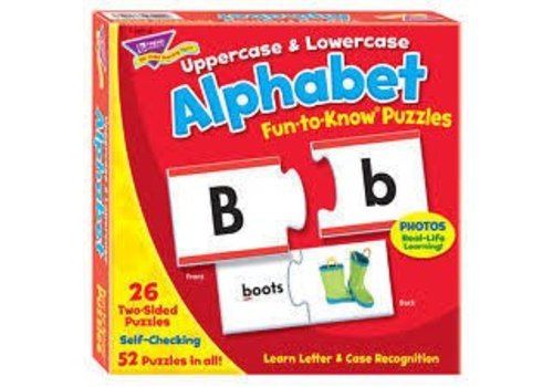 Trend Enterprises Uppercase & Lowercase Alphabet Fun to Know Puzzle