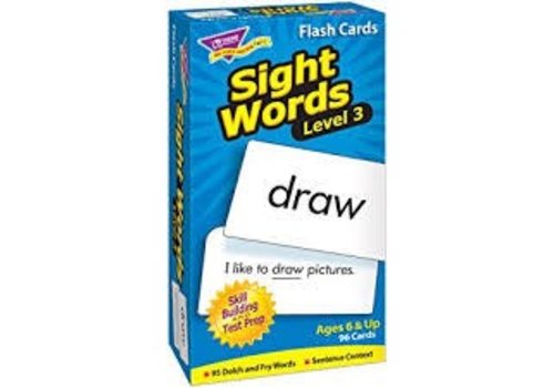 Trend Enterprises Sight Words  Flashcards -  Level 3 (D)*