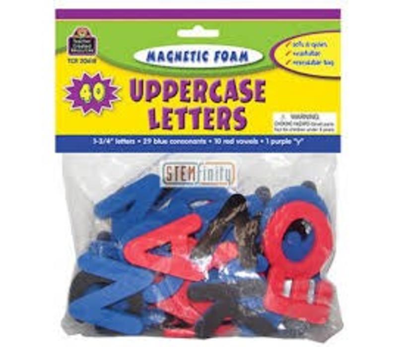Magnetic Foam: Uppercase Letters