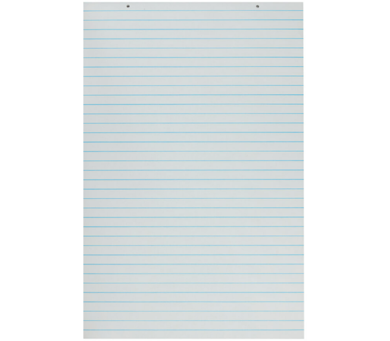 Chart Paper, Lined, Horizontal - Blue Lines 22 inches wide*