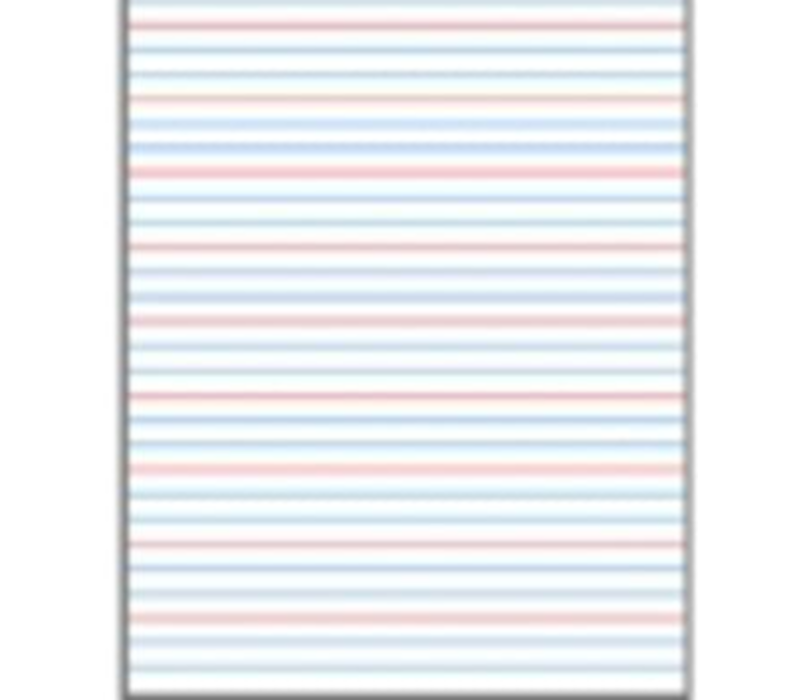 Chart Paper, Lined, Horizontal - RBBR Lines 22 inches wide*