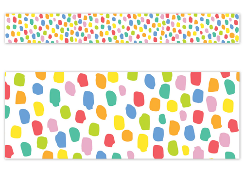 Creative Teaching Press Core Decor Colorful Messy Dots EZ Border*